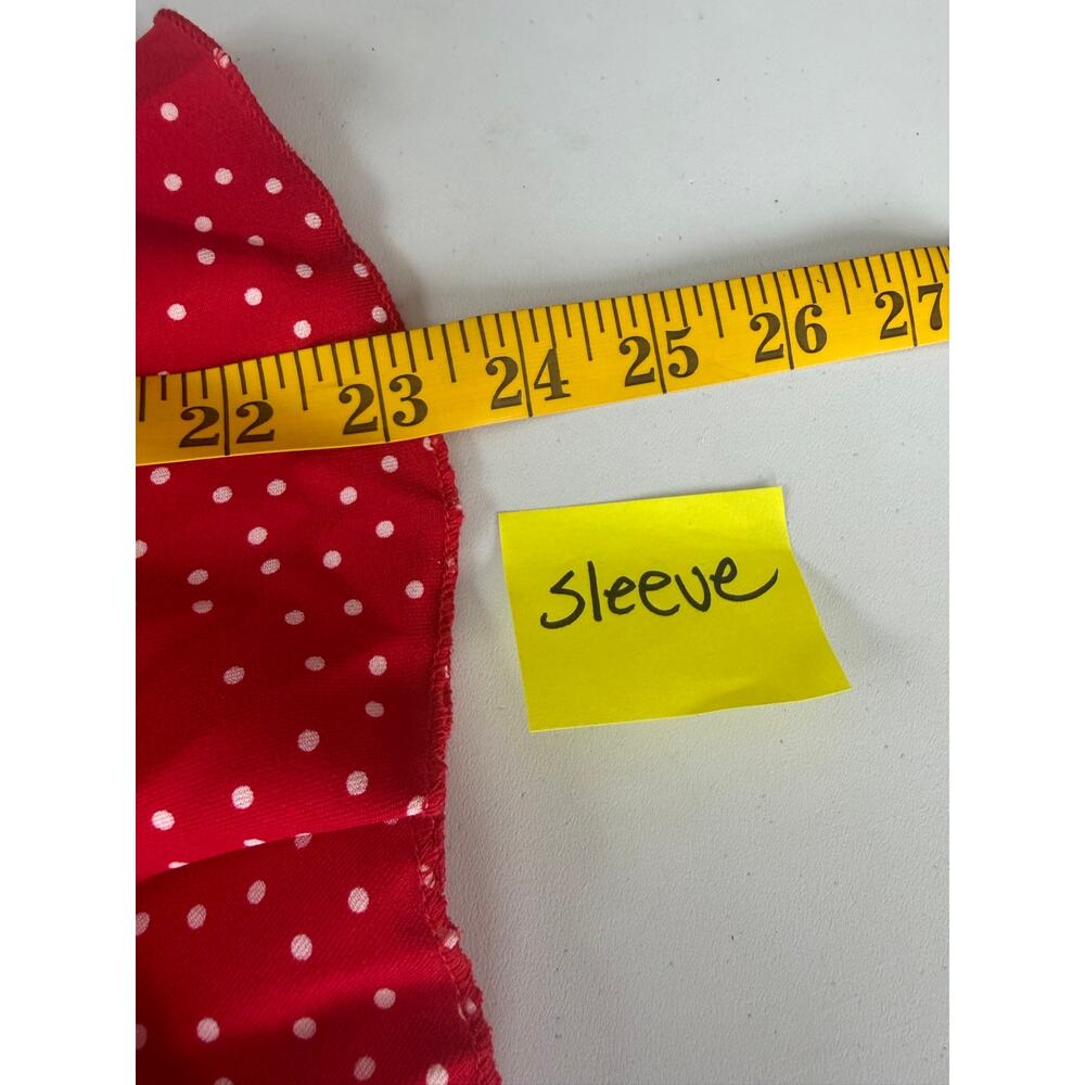 BloomChic Polka Dot Wrap Dress 6X 30 NWT Ruffle Belted Midi - Picture 9 of 12